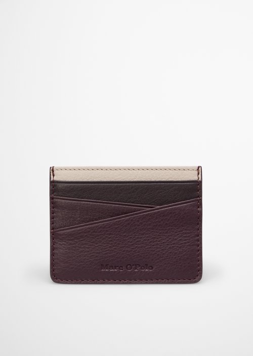 Card Case, Junis Model — Black Cherry