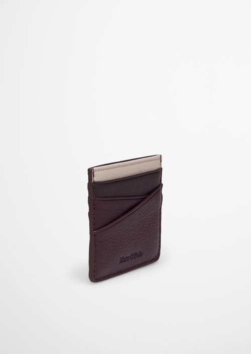 Card Case, Junis Model — Black Cherry