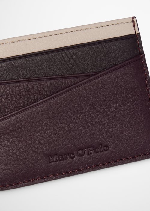 Card Case, Junis Model — Black Cherry