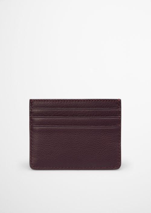 Card Case, Junis Model — Black Cherry