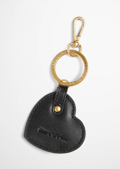 Fabia Keychain Black in front view