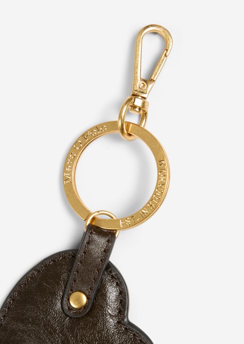 Fabia Keychain — Burnt Coffee