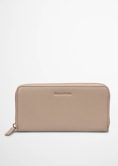 Finja Combination Wallet Earthy Taupe in front view