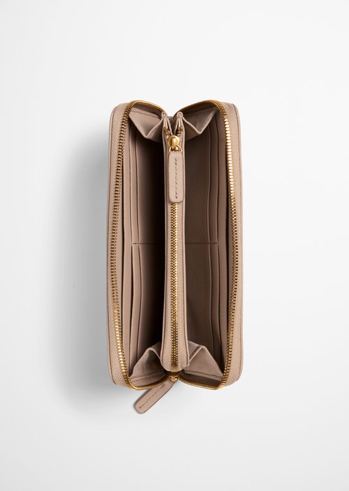 Finja Combination Wallet — Earthy Taupe