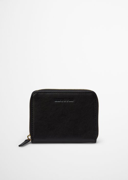 Ellis Zipper Wallet — Black