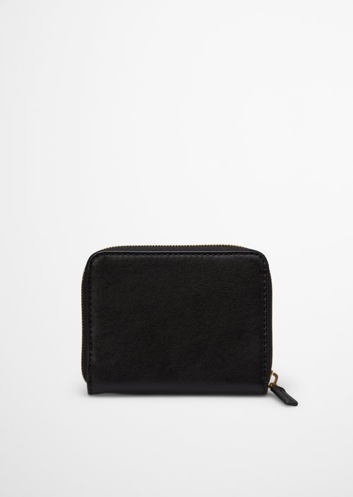 Ellis Zipper Wallet — Black