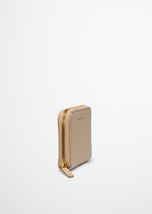 Ellis Zipper Wallet — Earthy Taupe