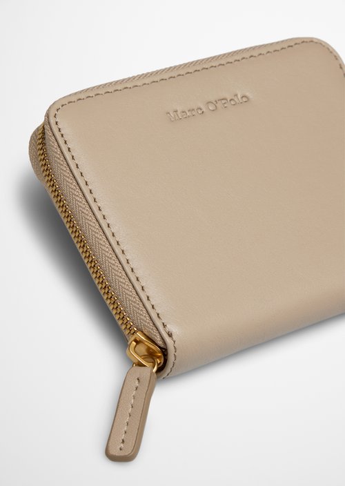Ellis Zipper Wallet — Earthy Taupe