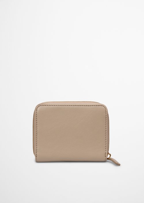 Ellis Zipper Wallet — Earthy Taupe