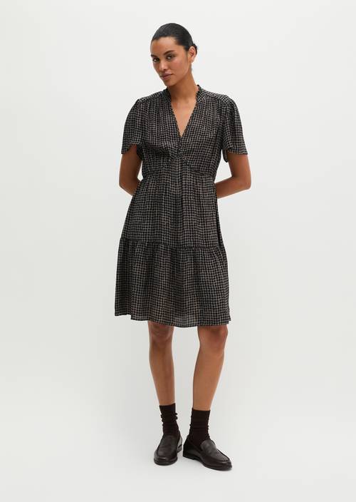 viscose a line dress Short A-line made of flowing casual a line dress