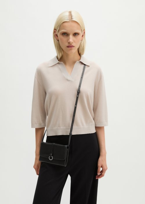 2-in-1 Shoulder Bag, Lula Model — Black