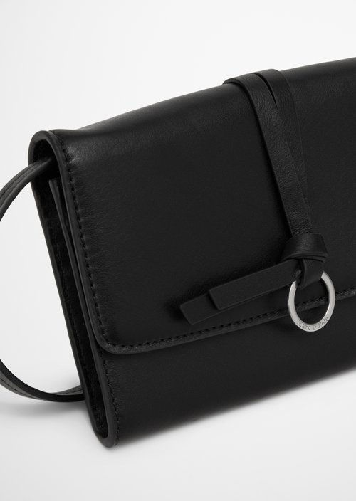 2-in-1 Shoulder Bag, Lula Model — Black