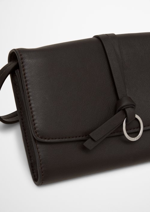 2-in-1 Shoulder Bag, Lula Model — Burnt Coffee