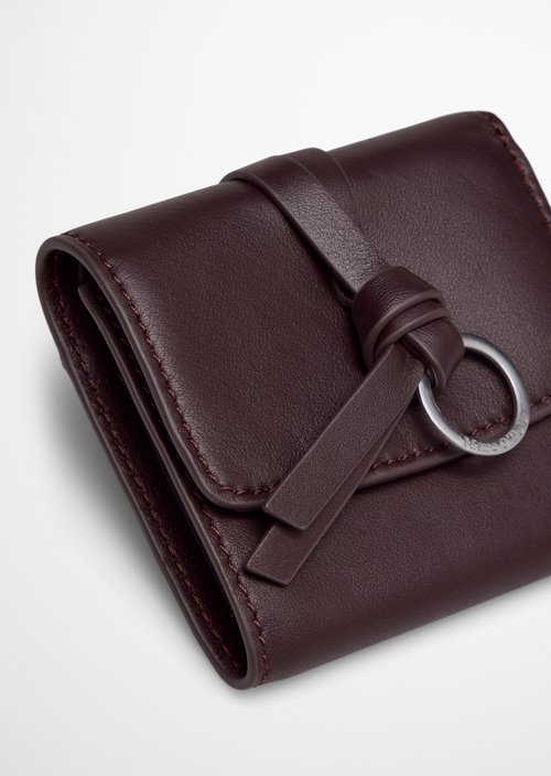 Lunya Combination Wallet — Black Cherry