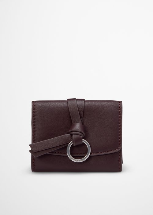 Leni Combination Wallet — Black Cherry