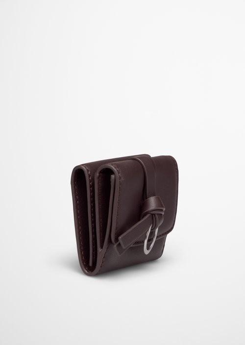 Leni Combination Wallet — Black Cherry