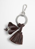 Leila Keychain made of fine cowhide leather - red | Keychains