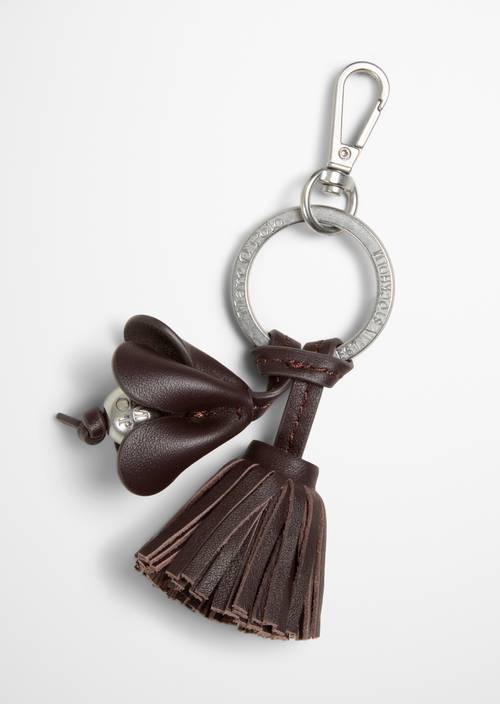Leila Keychain Black Cherry in front view