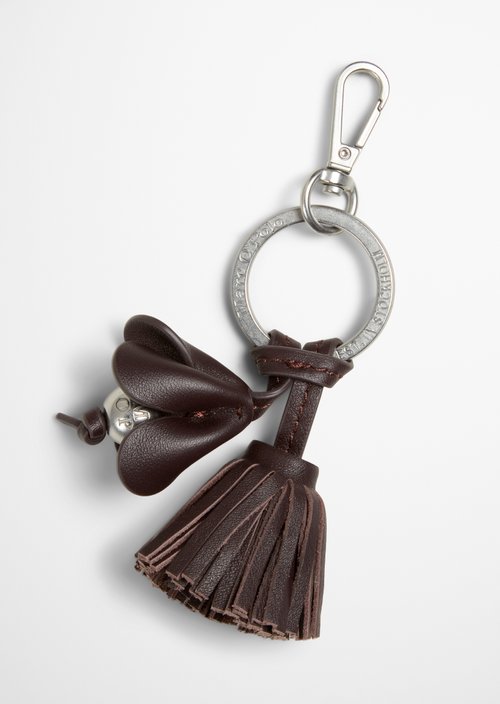 Leila Keychain — Black Cherry