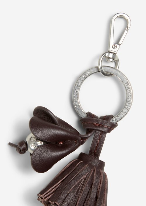 Leila Keychain — Black Cherry