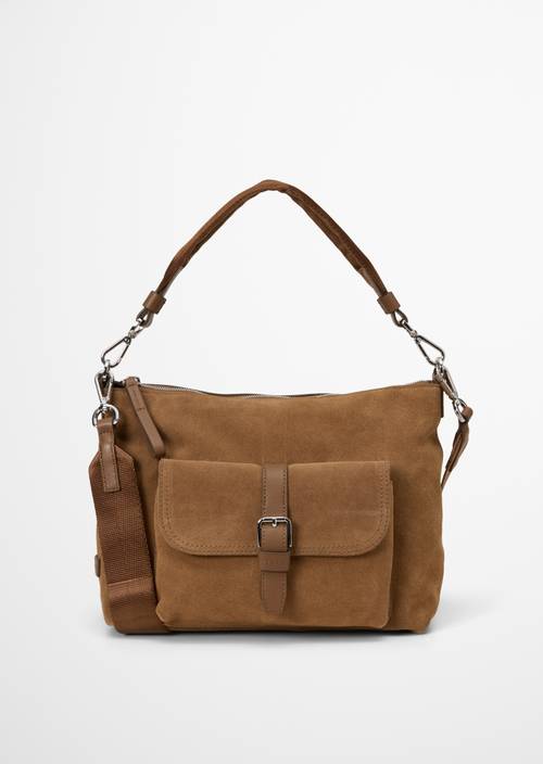 Caren Hobo Bag Pure Camel in front view