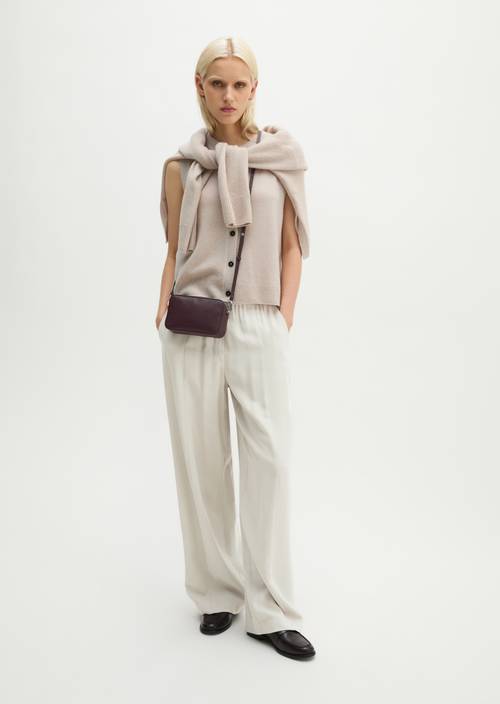 Liana XS Shoulder Bag Black Cherry worn on model