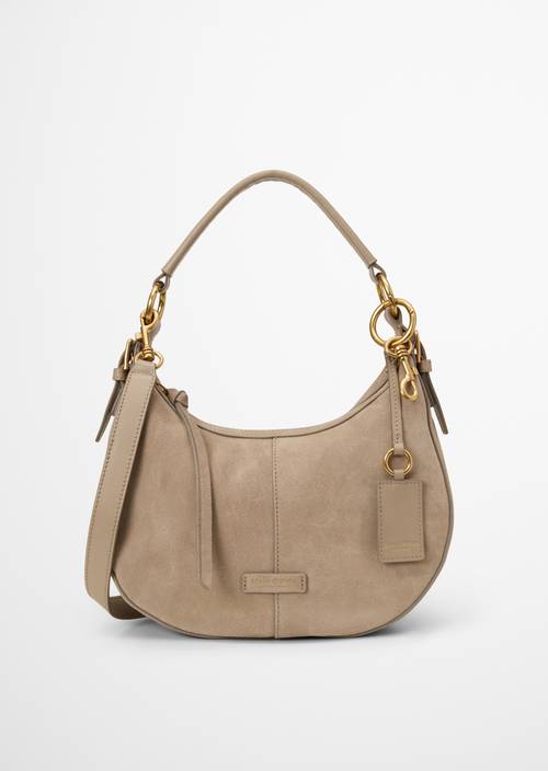 Schoudertas model Pernille small Earthy Taupe in vooraanzicht