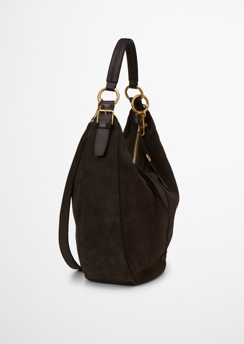 Philine Medium Shoulder Bag — Burnt Coffee