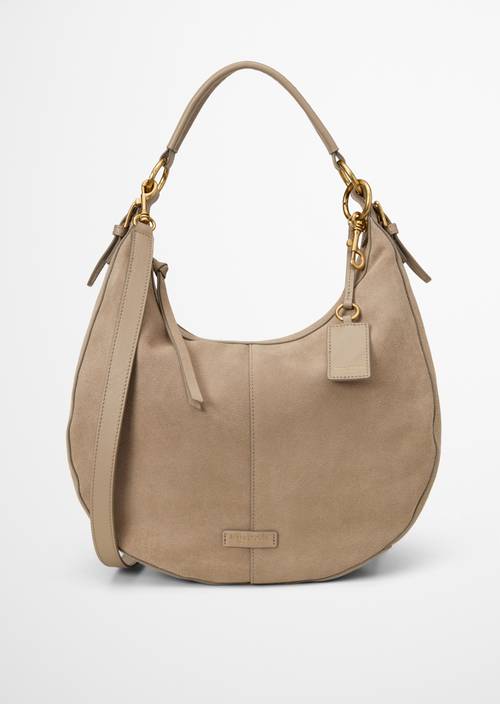 Schoudertas model Philine medium Earthy Taupe in vooraanzicht