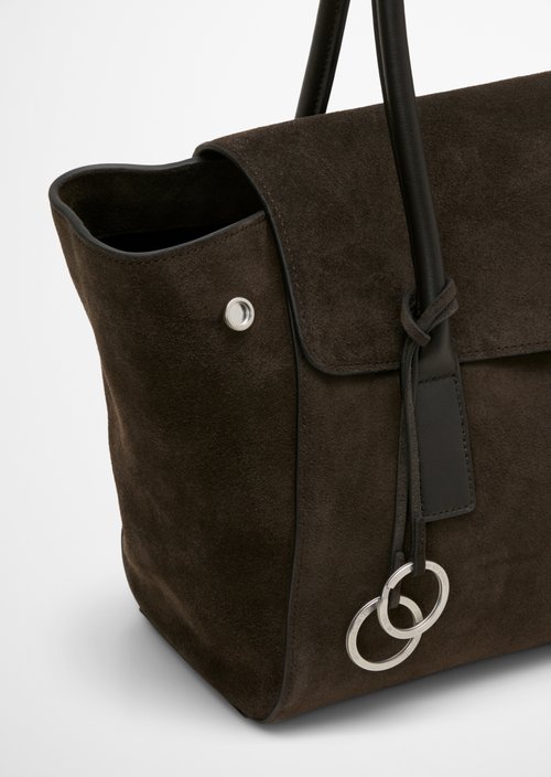 Gaby Large Tote Bag — Burnt Coffee
