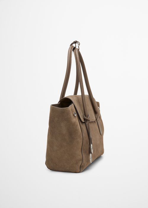 Gaby Large Tote Bag — Faded Brown