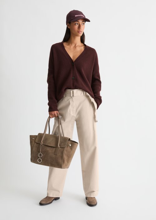 Gaby Large Tote Bag — Faded Brown
