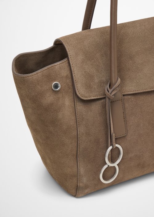 Gaby Large Tote Bag — Faded Brown