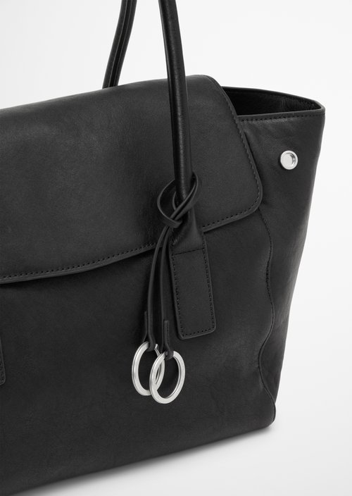 Gaby Large Tote Bag — Black