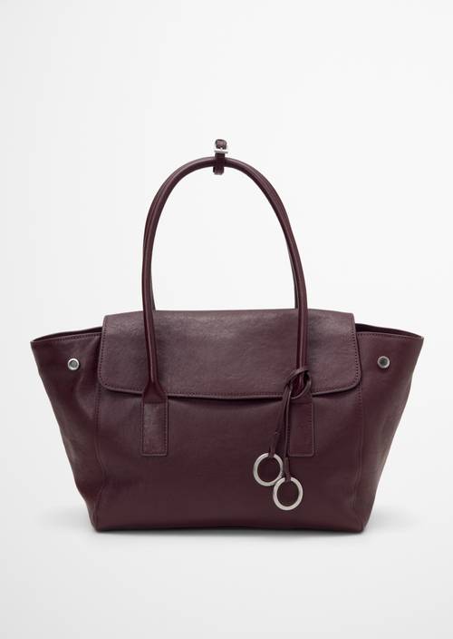 Shopper Model Gaby large Black Cherry in Frontalansicht