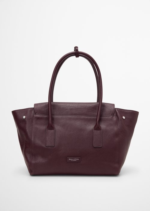 Gaby Large Tote Bag — Black Cherry