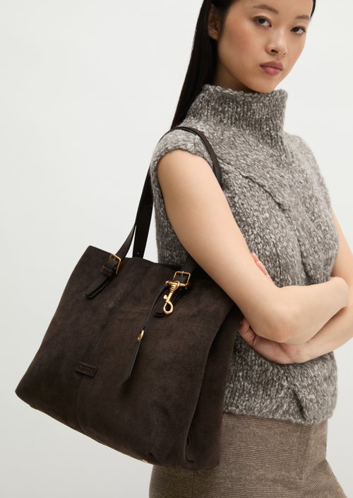 Phillis Tote Bag — Burnt Coffee