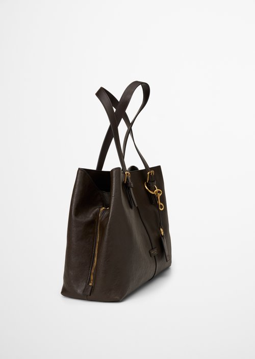 Phillis Tote Bag — Burnt Coffee