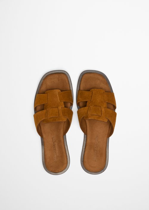 Mule model Marit — Burnt Tobacco