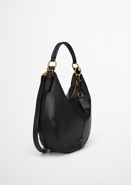 Philine Medium Shoulder Bag — Black