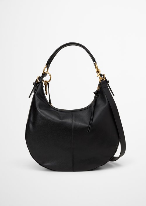 Philine Medium Shoulder Bag — Black