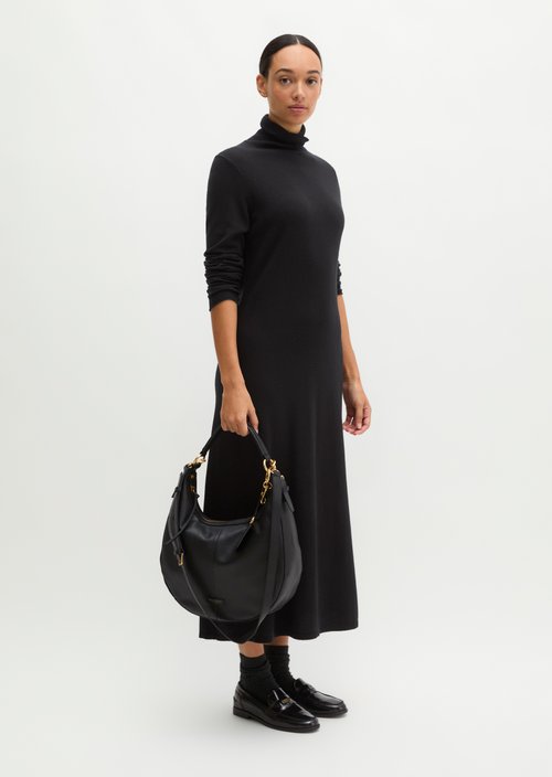 Philine Medium Shoulder Bag — Black