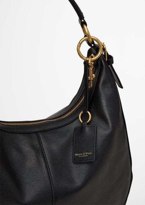 Philine Medium Shoulder Bag — Black
