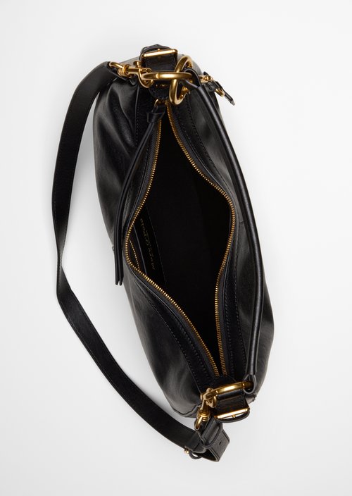 Philine Medium Shoulder Bag — Black
