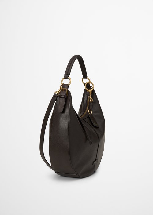 Philine Medium Shoulder Bag — Burnt Coffee