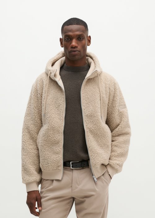 Relaxed Sherpa Jacket — Pure Cashmere
