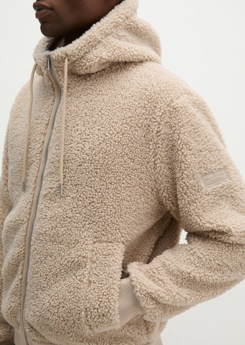 Relaxed Sherpa Jacket — Pure Cashmere