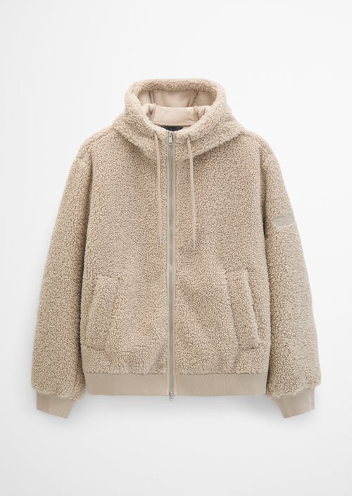 Relaxed Sherpa Jacket — Pure Cashmere