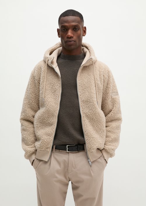 Relaxed Sherpa Jacket — Pure Cashmere