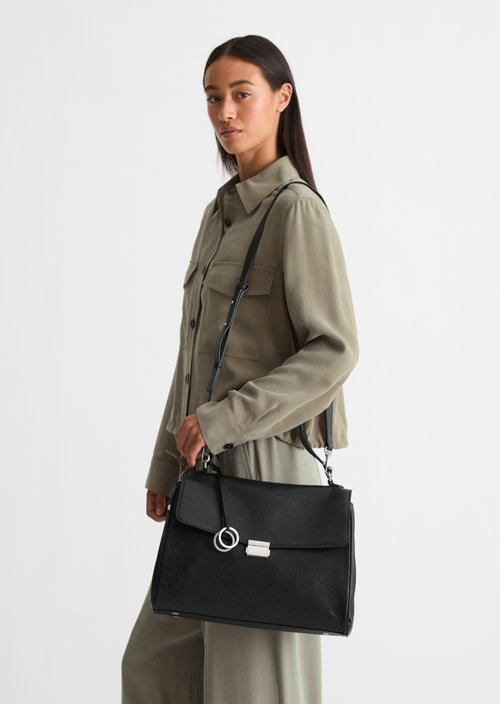 Goldy Handbag — Black